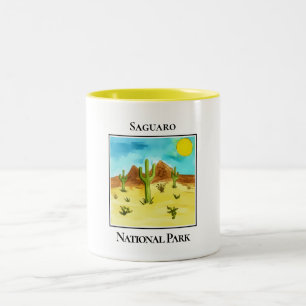 Tasse 2 Couleurs Géants du désert du Saguaro