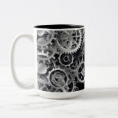 Tasse 2 Couleurs Gears en argent vapeur (Gauche)