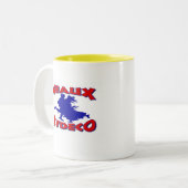 Tasse 2 Couleurs Geaux Zydeco (Devant gauche)