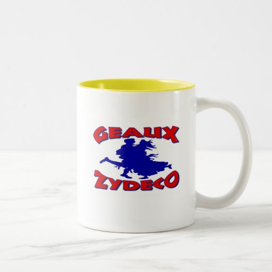 Tasse 2 Couleurs Geaux Zydeco (Droit)