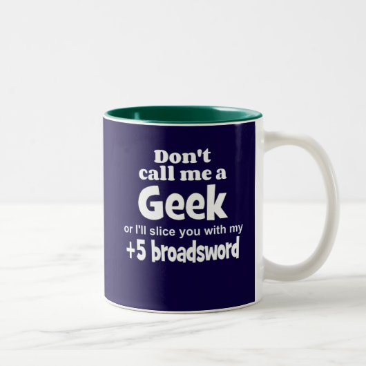 Tasse 2 Couleurs Geek (Droit)