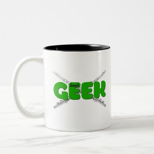 Tasse 2 Couleurs Geek de bande - Flûte (Gauche)