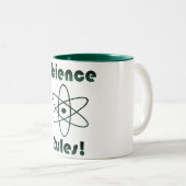 Tasse 2 Couleurs Geek de règles scientifiques (Devant droit)