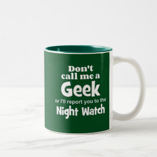 Tasse 2 Couleurs Geek Night Watch wf