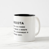 Tasse 2 Couleurs Gel du Minnesota (Devant droit)