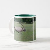 Tasse 2 Couleurs Gemsbok antilope (Devant gauche)