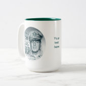 Tasse 2 Couleurs Gen. MacArthur I sont retournés (la copie (Devant gauche)