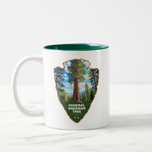 Tasse 2 Couleurs General Sherman Tree Sequoia NP Arrowhead (Gauche)
