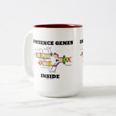 Tasse 2 Couleurs Gènes de patients dans l'Humour de réplication de  (Devant gauche)