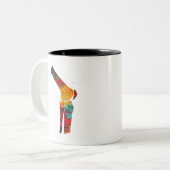 Tasse 2 Couleurs Genou (Devant gauche)
