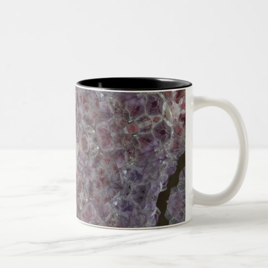 Tasse 2 Couleurs Geode d'étoile d'améthyste (Droit)