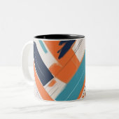 Tasse 2 Couleurs Geometría Atrevida (Devant gauche)