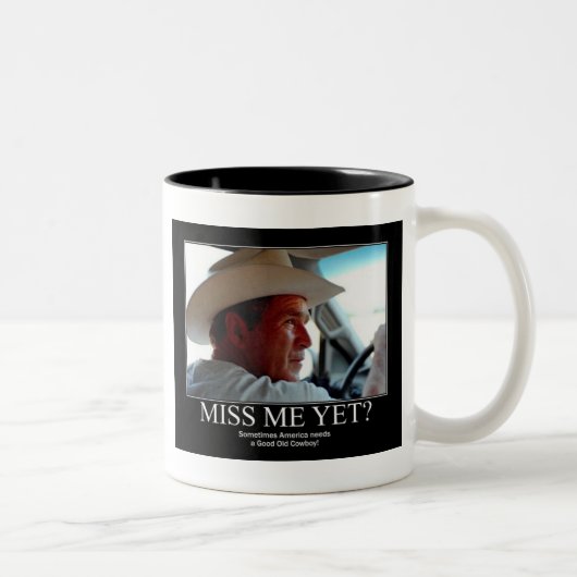Tasse 2 Couleurs George Bush (Droit)