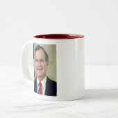 Tasse 2 Couleurs George H. W. Bush 41 (Devant gauche)