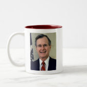 Tasse 2 Couleurs George H. W. Bush 41 (Gauche)