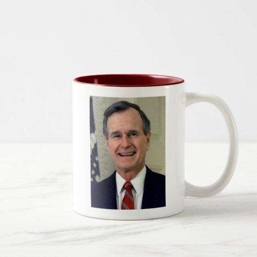Tasse 2 Couleurs George H. W. Bush 41 (Droit)