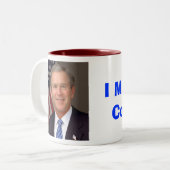 Tasse 2 Couleurs George W. Bush (Devant gauche)