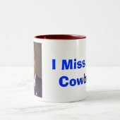 Tasse 2 Couleurs George W. Bush (Centre)