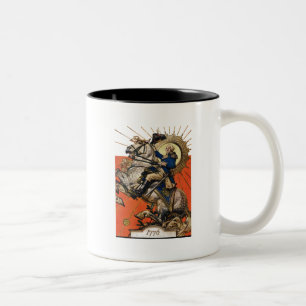 Tasse 2 Couleurs George Washington à cheval