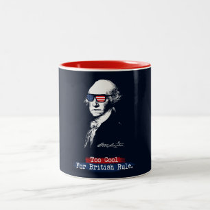 Tasse 2 Couleurs George Washington. Trop cool pour la règle