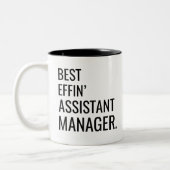 Tasse 2 Couleurs Gestionnaire d'Assistant Best Effin' (Gauche)