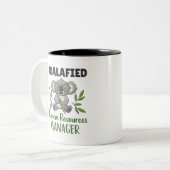 Tasse 2 Couleurs Gestionnaire des ressources humaines Koalafied Spé (Devant gauche)