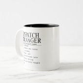 Tasse 2 Couleurs Gestionnaire d'expédition (Devant gauche)