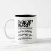 Tasse 2 Couleurs Gestionnaire d'urgence (Gauche)
