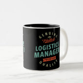 Tasse 2 Couleurs Gestionnaire logistique (Devant droit)