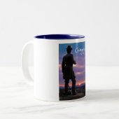 Tasse 2 Couleurs Gettysburg - petit couvercle rond (Devant gauche)