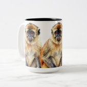 Tasse 2 Couleurs Gibbon (Devant gauche)