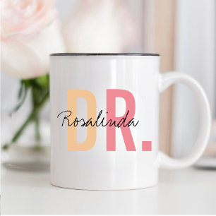 Tasse 2 Couleurs Gif d'appréciation personnalisé pour un nouveau do