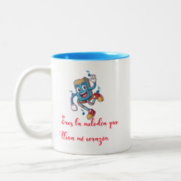 Tasse 2 Couleurs Gifts for Valentine day funny melody
