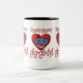 Tasse 2 Couleurs Giggedy Funny Valentine (Centre)