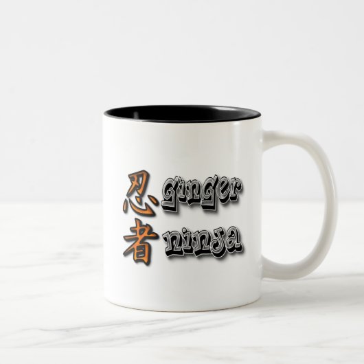 Tasse 2 Couleurs Gingembre Ninja (Droit)