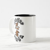 Tasse 2 Couleurs Gingembre Ninja (Devant gauche)