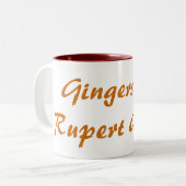 Tasse 2 Couleurs Gingembres pour Rupert Grint ! (Devant gauche)