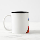 Tasse 2 Couleurs girafe colorée (Gauche)