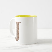 Tasse 2 Couleurs Girafe J (Devant gauche)