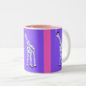 Tasse 2 Couleurs Girafe POURPRE (Devant droit)