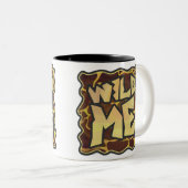 Tasse 2 Couleurs Giraffe Brown et jaune (Devant droit)