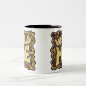 Tasse 2 Couleurs Giraffe Brown et jaune (Centre)