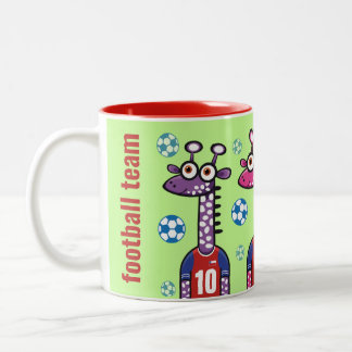 Tasse 2 Couleurs Giraffe chilean football