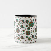 Tasse 2 Couleurs Giraffe Impression Brown et Turquoise (Centre)