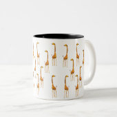 Tasse 2 Couleurs Giraffes (Devant droit)