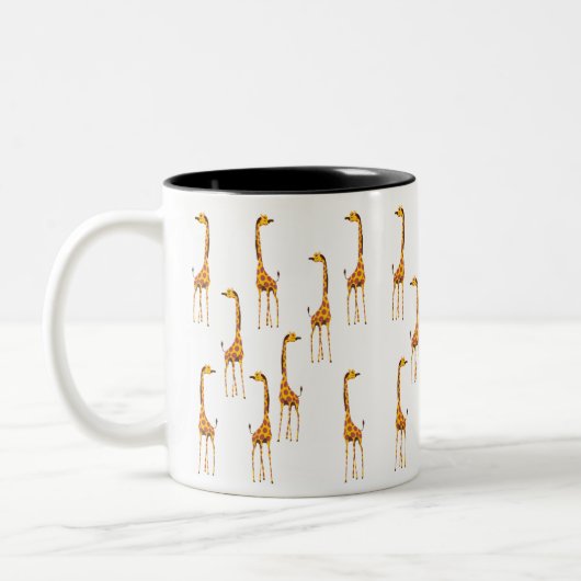 Tasse 2 Couleurs Giraffes (Gauche)