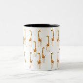 Tasse 2 Couleurs Giraffes (Centre)