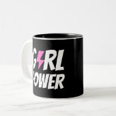 Tasse 2 Couleurs Girl Power (Devant gauche)