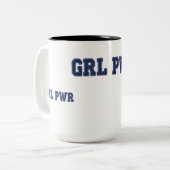 Tasse 2 Couleurs Girl Power - GRL PWR (Devant gauche)