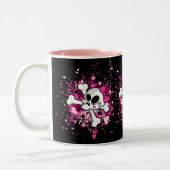 Tasse 2 Couleurs Girlie Skull (Gauche)